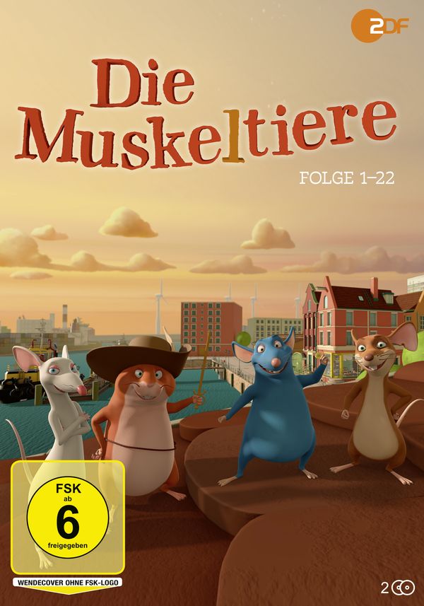 Die Muskeltiere Folge 01-22 (2 DVDs)