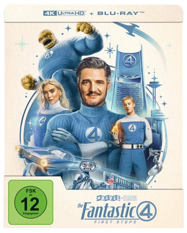 The Fantastic Four: First Steps (Ultra HD Blu-ray & Blu-ray im Steelbook)