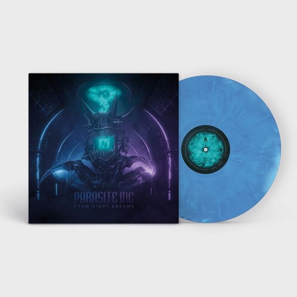 Parasite Inc.: Cyan Night Dreams (Blue / White Marbled Vinyl) (LP)