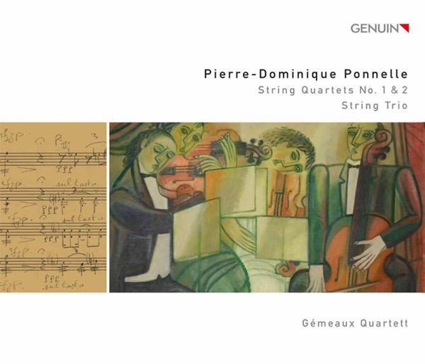 Pierre-Dominique Ponnelle: Streichquartette Nr.1 & 2 (CD)