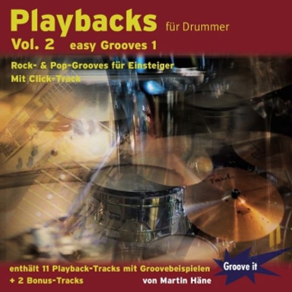 Martin Häne: Playbacks für Drummer Vol. 2 - Easy Grooves 1 (CD)