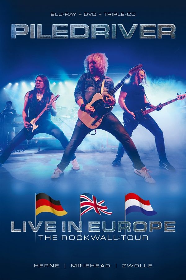 Piledriver: Live In Europe: The ... (3 CDs, 1 Blu-ray Disc und 1 DVD)