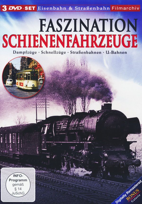 Faszination Schienenfahrzeuge (3 DVDs)