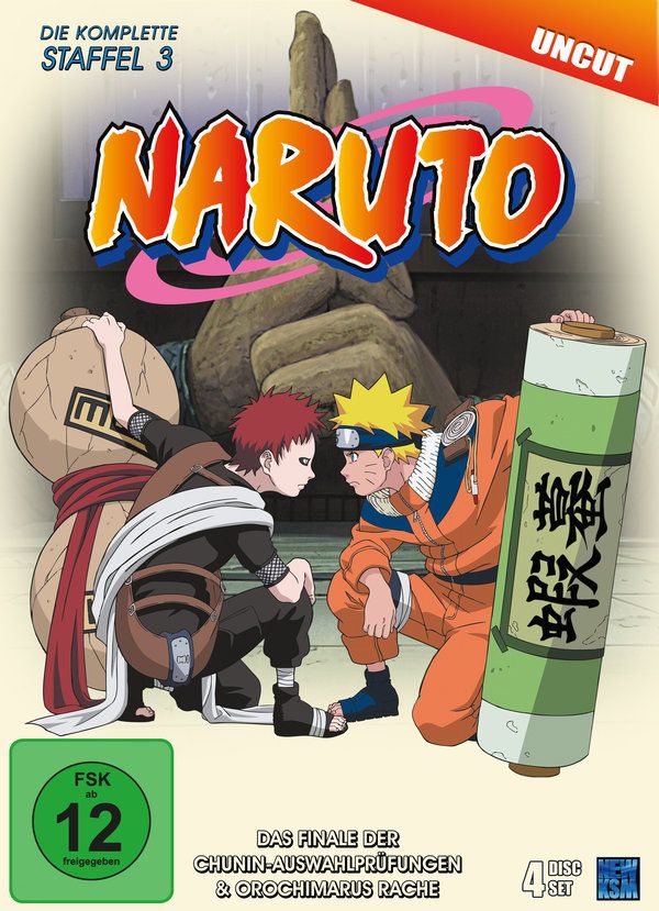 Naruto Staffel 3 (4 DVDs)