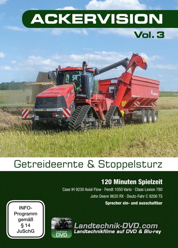Ackervision Vol. 3 - Getreideernte & Stoppelsturz (DVD)