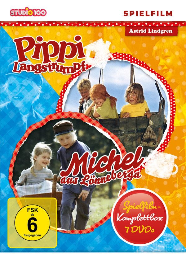 Pippi Langstrumpf / Michel aus Lönneberga (die 7 Spielfil... (7 DVDs)