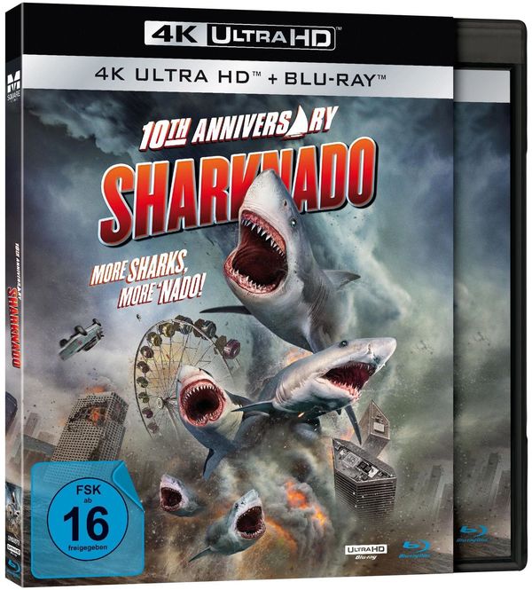 Sharknado - More Sharks more Nado (10th Anniversary Extended Edition) (Ultra HD Blu-ray & Blu-ray)