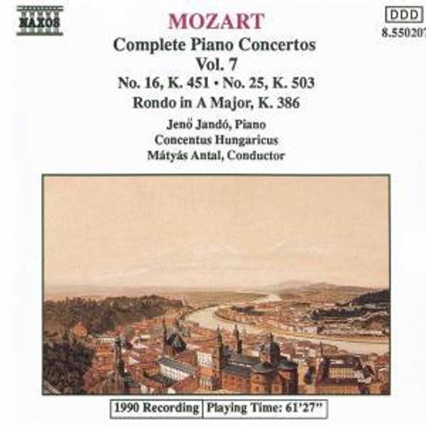 Wolfgang Amadeus Mozart: Klavierkonzerte Nr.16 & 25 (CD)