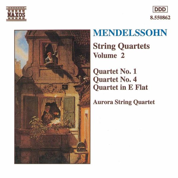 Felix Mendelssohn Bartholdy: Streichquartette Nr.0,1,4 (CD)