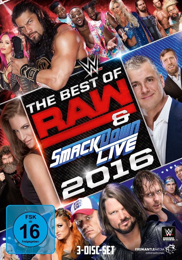The Best Of Raw & Smackdown Live 2016 (3 DVDs)