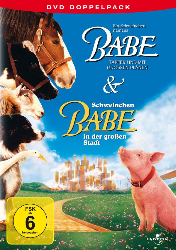 Ein Schweinchen namens Babe + Babe in der großen Stadt (2 DVDs)