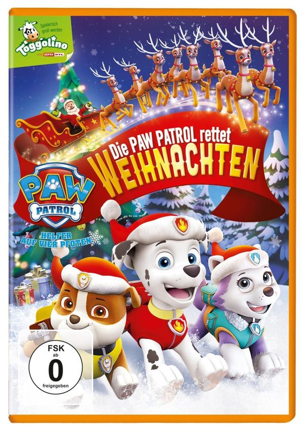 Paw Patrol: Die Paw Patrol rettet Weihnachten (DVD)