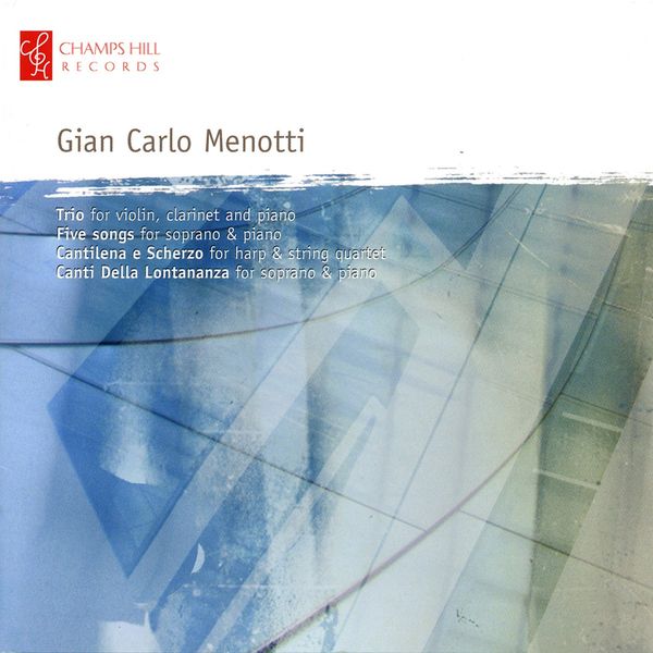 Gian-Carlo Menotti: Trio für Violine,Klarinette & Klavier (CD)