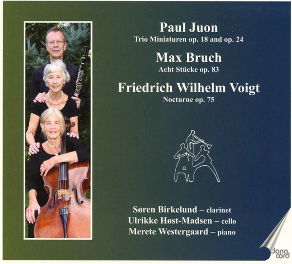 Max Bruch: Stücke für Klarinette, Cello, Klavier op.83 Nr.1-8 (CD)
