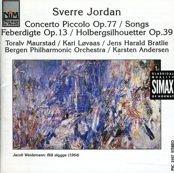 Sverre Jordan: Klavierkonzert op.77 (CD)