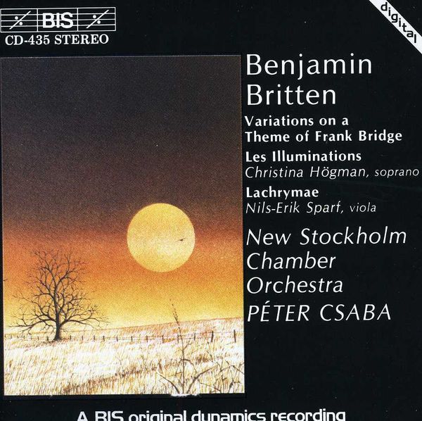 Benjamin Britten: Variations on a Theme by Bridge op.10 (CD)