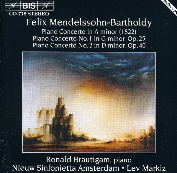 Felix Mendelssohn Bartholdy: Klavierkonzerte Nr.1 & 2 (CD)