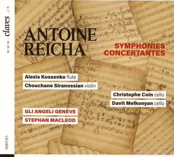 Anton Reicha: Sinfonia concertante für 2 Celli & Orchester (CD)