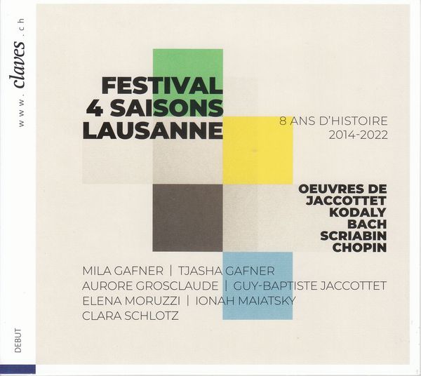 Festival 4 Saisons Lausanne (CD)