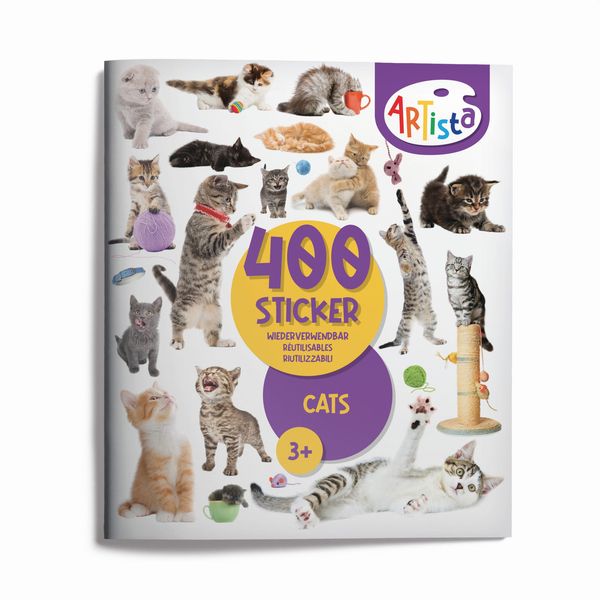 Artista - Stickerbuch Katzen (Buch)