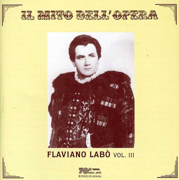 Flaviano Labo singt Arien Vol.3 (CD)