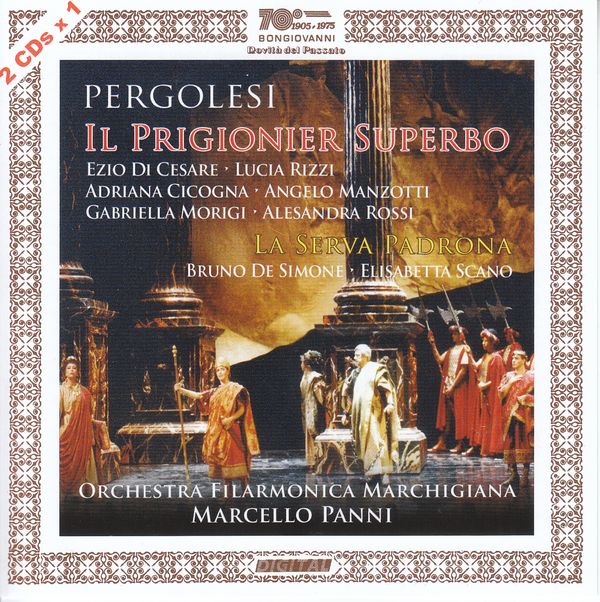 Giovanni Battista Pergolesi: Il Prigionier Superbo (2 CDs)