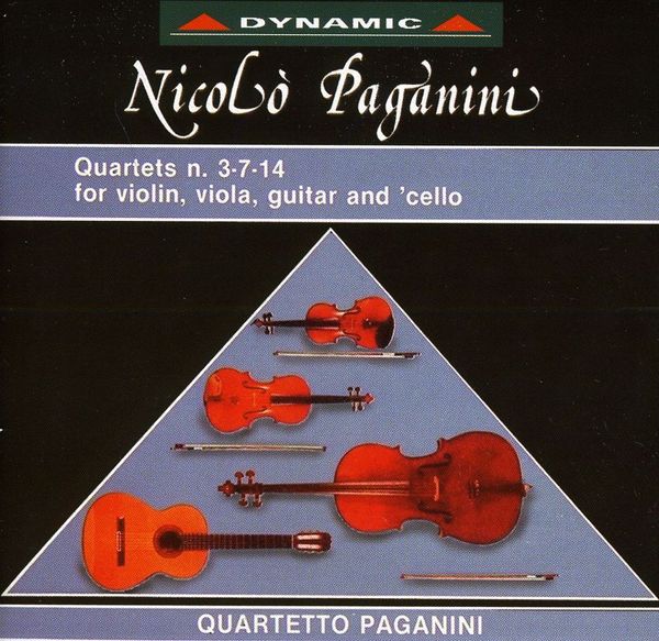 Niccolo Paganini: Gitarrenquartette Nr.3,7,14 (CD)