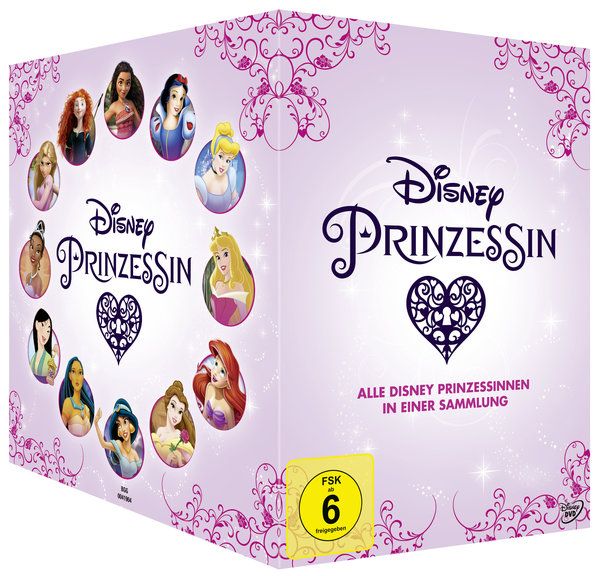 Disney Prinzessin (Box mit 12 Filmen) (12 DVDs)