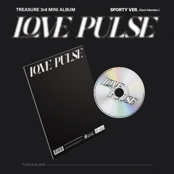 Treasure: Love Pulse (SPORTY COVER: PARK JEONG WOO version) (CD)
