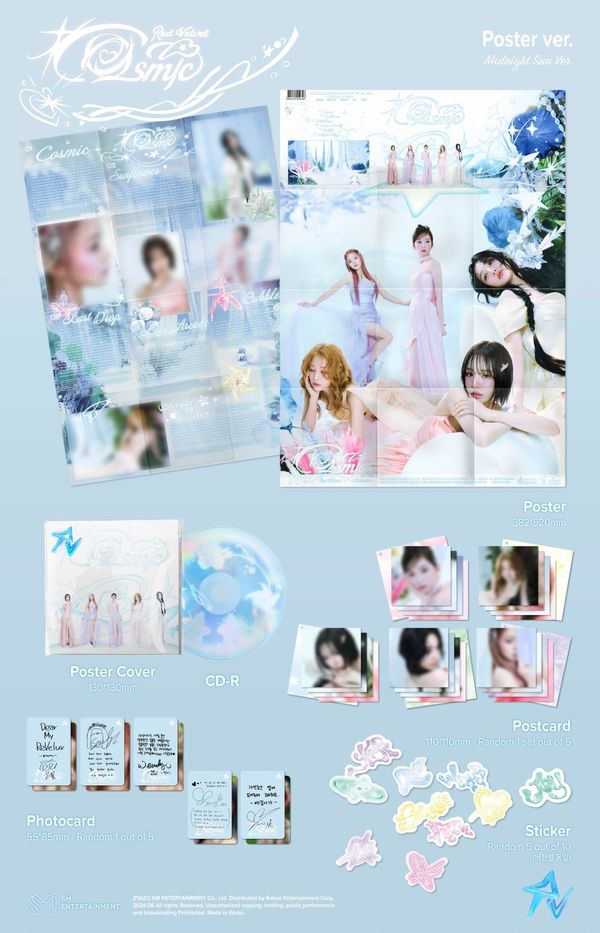 Red Velvet: Cosmic (Midnight Sun Poster Version) (CD)