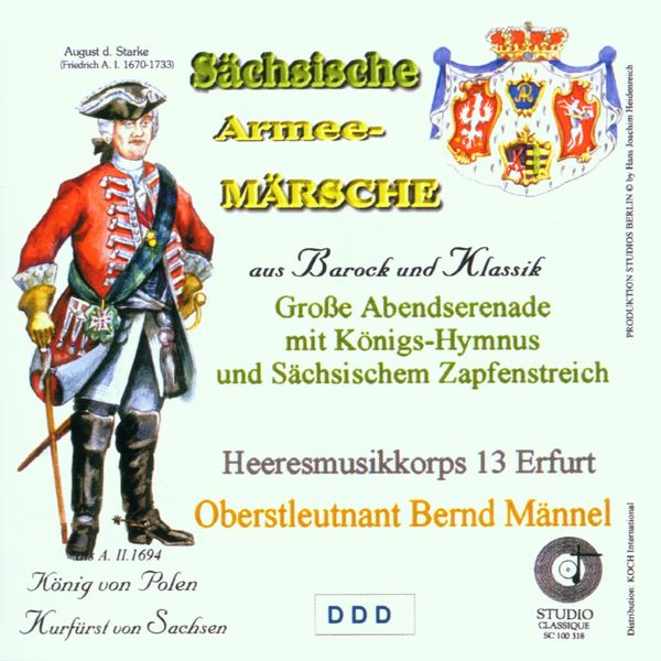 Sächsische Armeemärsche aus Barock und Klassik (CD)