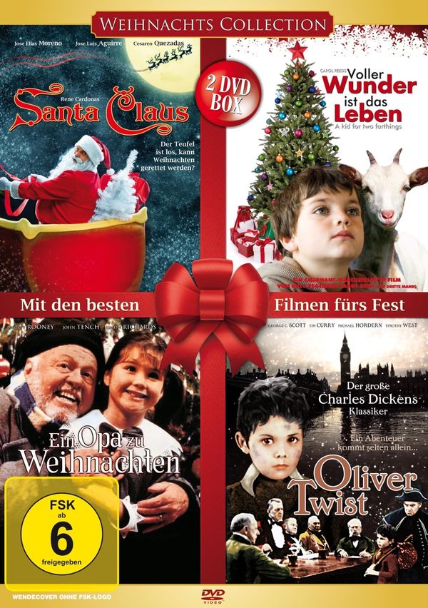 Weihnachtscollection - Mit den schönsten Filmen fürs Fest (2 DVDs)