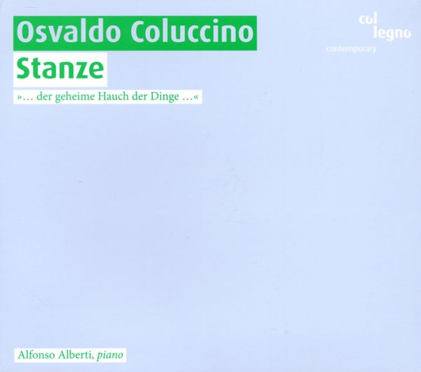 Osvaldo Coluccino: Stanze (CD)
