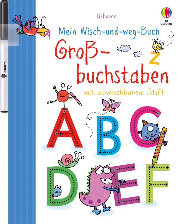 Mein Wisch-und-weg-Buch: Großbuchstaben - Jessica Greenwell (Buch)