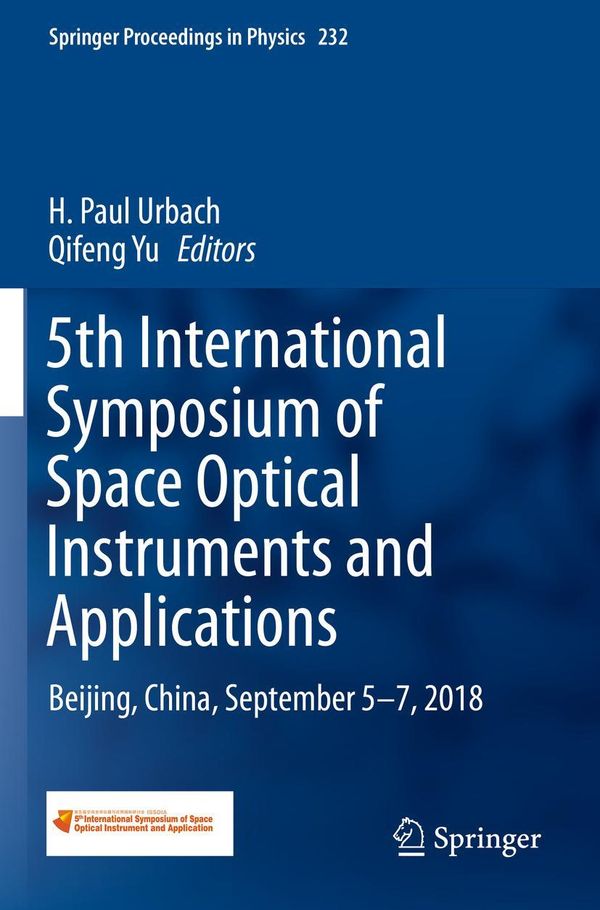 5th International Symposium of Space Optical Instruments and Applic...