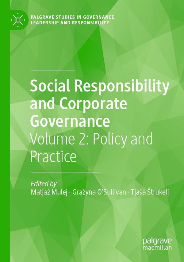 Social Responsibility and Corporate Governance (Buch)