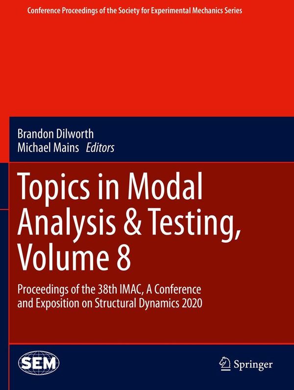 Topics in Modal Analysis & Testing, Volume 8 (Buch)