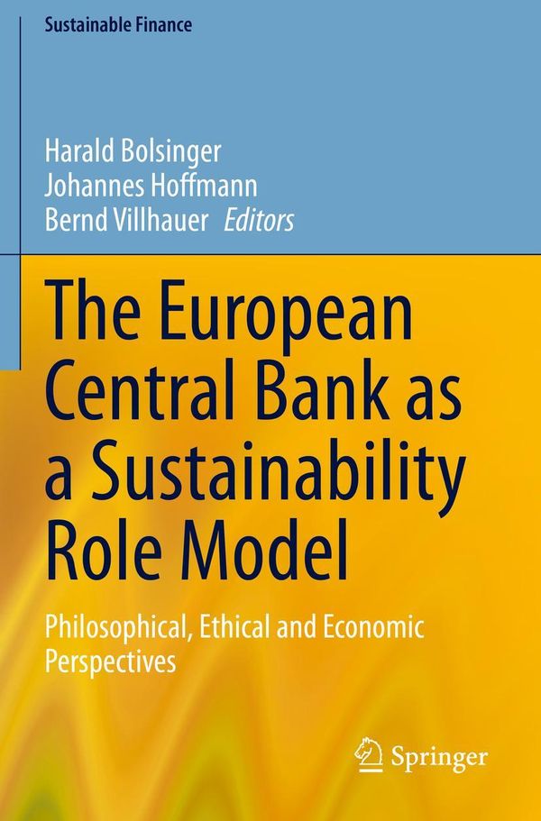 The European Central Bank as a Sustainability Role Model (Buch)