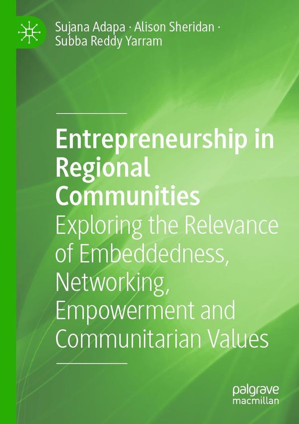 Entrepreneurship in Regional Communities - Sujana Adapa (Buch)
