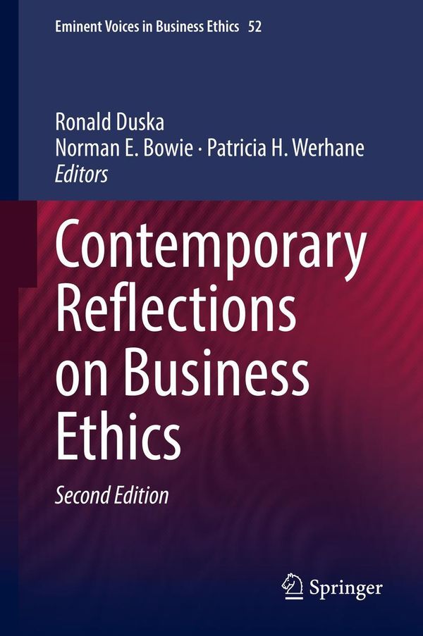Contemporary Reflections on Business Ethics - Ronald Duska (Buch)