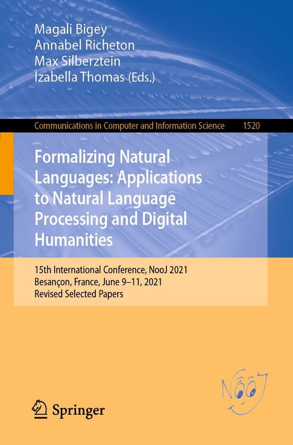 Formalizing Natural Languages: Applications to Natural Language Pro...