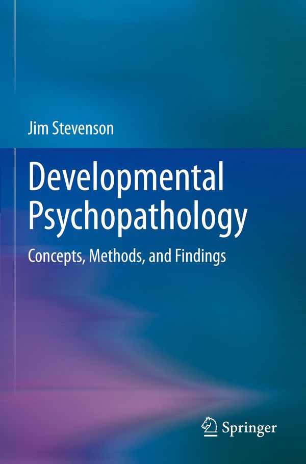 Developmental Psychopathology - Jim Stevenson (Buch)