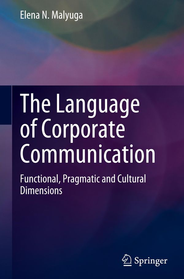 The Language of Corporate Communication - Elena N. Malyuga (Buch)