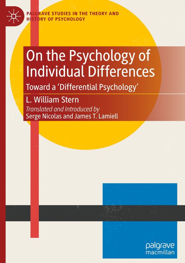 On the Psychology of Individual Differences - L. William Stern (Buch)