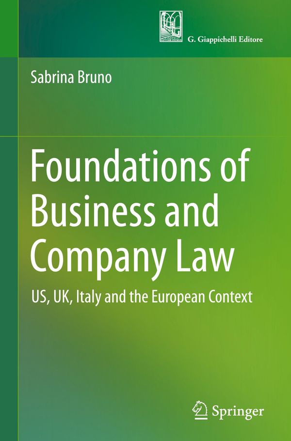 Foundations of Business and Company Law - Sabrina Bruno (Buch)