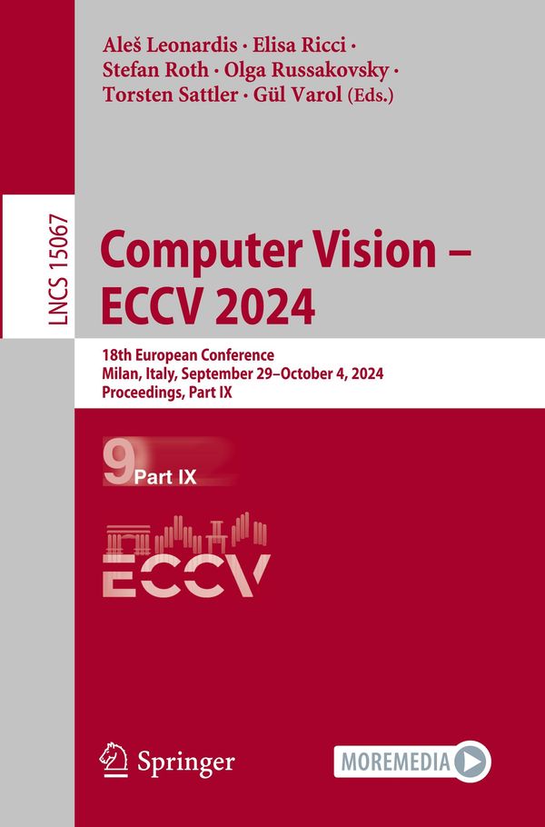 Computer Vision - ECCV 2024