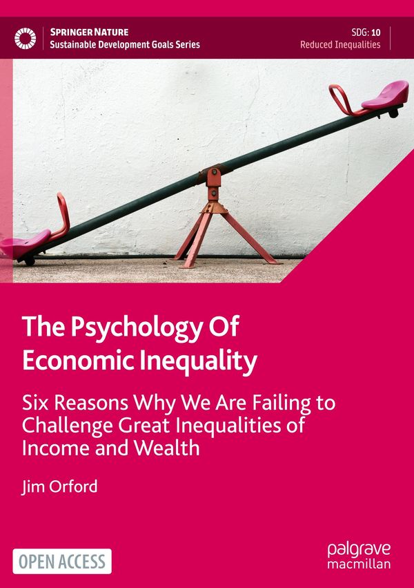 The Psychology Of Economic Inequality - Jim Orford (Buch)