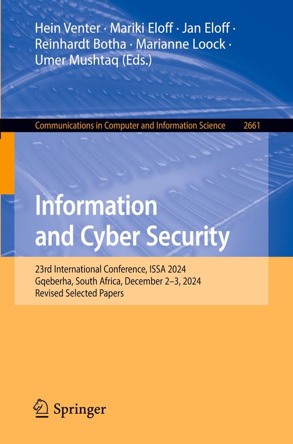 Information and Cyber Security