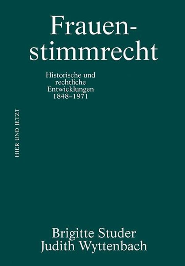 Frauenstimmrecht - Brigitte Studer (Buch)