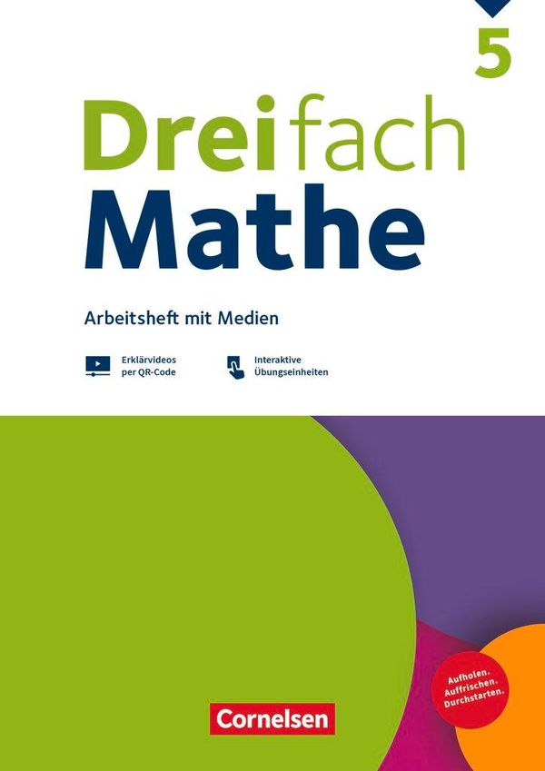 Dreifach Mathe 5. Schuljahr - Zu allen Ausgaben - Arbeitsheft mit M...